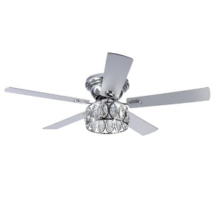 Airsurfer 52" Standard 5 - Blade  Ceiling Fan with Remote Control and Light Kit Included - 1 of 4