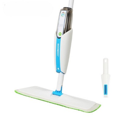 Runesay Washable mat spray mop - superfine fiber mop with 300ML reusable bottle