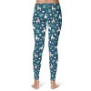 Womens Space Alien Leggings Cute Funny UFO Galactic Ladies Yoga Pants - Crazy Dog  For Astronauts - 2 of 4