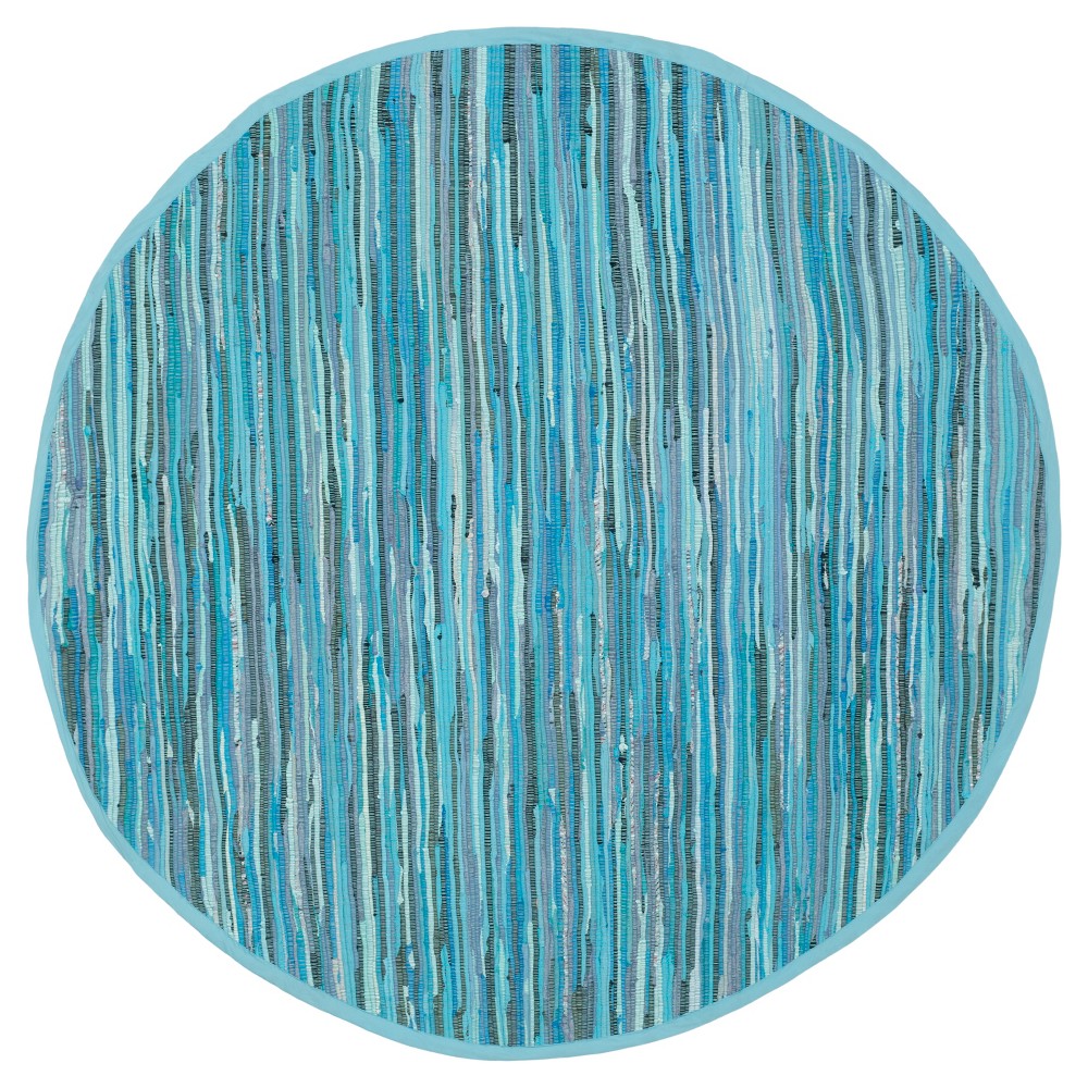 Huddersfield Accent Rug - Blue / Multi (4' Round) - Safavieh