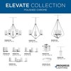 Progress Lighting Elevate 1-Light LED Flush Mount, Polished Chrome, Etched White Glass Shade - 4 of 4