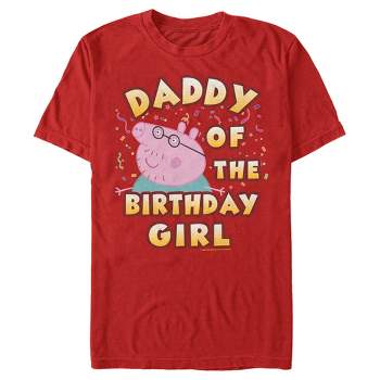 Men's Peppa Pig Daddy of the Birthday Girl T-Shirt