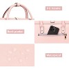 MaseiKar Laptop Bag for Women, 15-15.6 inch Laptop Shoulder Bags, 16 inch Messenger Bags Casual Handbag Work Briefcase Travel Computer Bag, Pink - 3 of 4