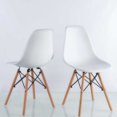 Plastic Chair, Set of 4, KD Leg