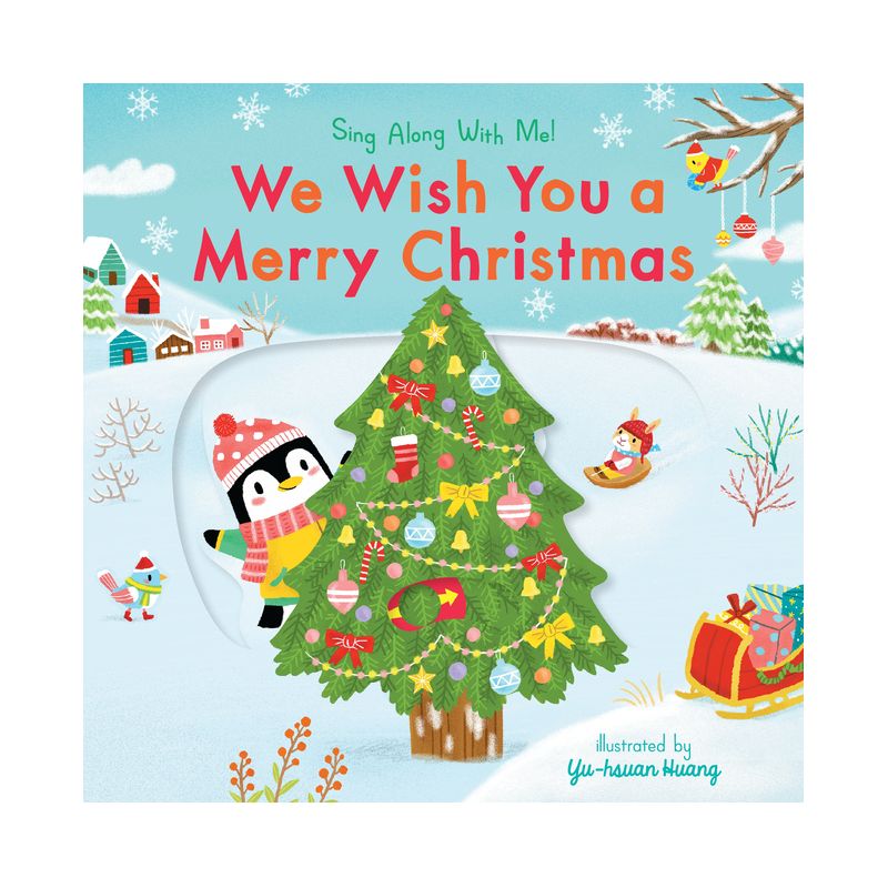 We Wish You a Merry Christmas - (Sing Along with Me!) (Board Book), 1 of 2