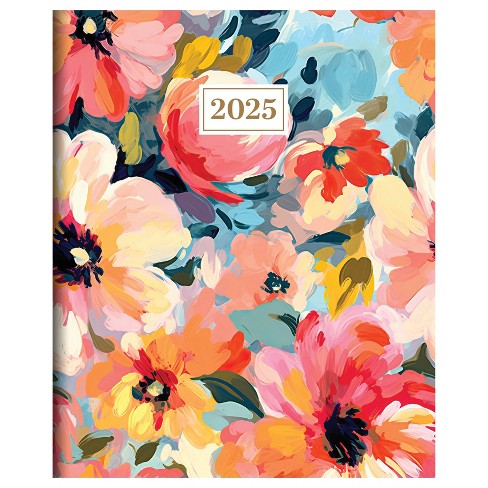 TF Publishing 2025 Monthly Planner 11"x9" Impressed Flowers - image 1 of 4