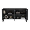 CAVINAS Sideboard Buffet,Kitchen Cabinet with 4 Push-to-Open Doors,2 Adjustable Shelves,2 Media Holes,Buffet Table for Dining,Living Room - 2 of 4
