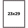 PosterPalooza | Slim Profile Brown Picture Frame - UV Acrylic, Foam Board Backing, Hanging Hardware - 2 of 4