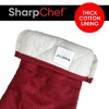 SharpChef Heat and Slip Resistant Silicone Oven Mitt and Pot Holder Set, Soft Cotton Lining, Waterproof, BPA-Free,2 Count - 4 of 4