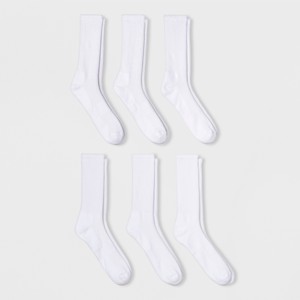 Men's Big & Tall Crew Athletic Socks 6pk - Goodfellow & Co™ 13-15 - 1 of 1