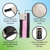 Leisure Sports Kids' Lightweight Sleeping Bag With Carrying Bag for Camping and Sleepovers - Pink/Black - 2 of 4