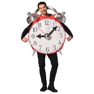 Imposta Costumes Adult Retro Alarm Clock with Bell Costume Bodysuit One Size - 1 of 1