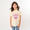 Cow Heart Glasses Glitter - Youth Short Sleeve Graphic T-Shirt - 2 of 4