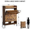 Shoe Cabinet with 2 Flip Drawers - 2 of 4
