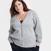 Women's Piped Button-Up Cardigan - All In Motion™ - 3 of 4