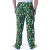 Star Wars Mens' Holly Jolly Helmet Toss Print Lounge Pajama Pants Green - 4 of 4