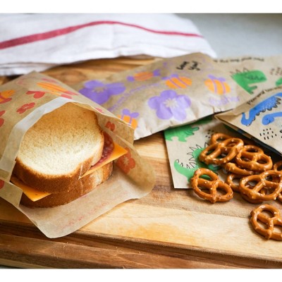 stasher Paper Reusable Food Storage Sandwich Bags - 50ct