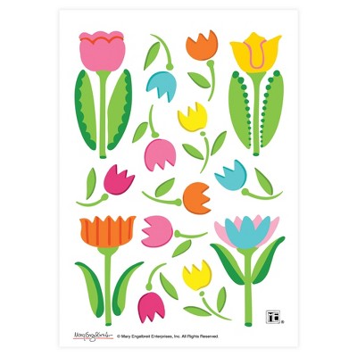 Mary Engelbreit Spring Flowers Sticker Sheet