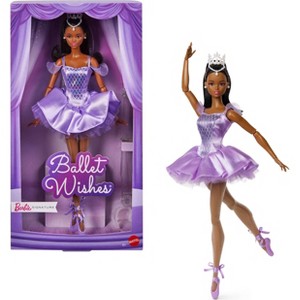 Barbie Signature Ballet Wishes Fashion Doll in Dress with Pastel Rainbow  Effect, Collectible Gift : Target