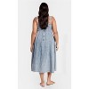 Women's Plus Size Lula Denim Dress - light wash | CITY CHIC - image 2 of 3