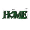 Sevobal Wall Art Home Letter Moss Decor Blending Cozy Charm And Modern Flair With Unique Appeal For Stylish Interiors, Green, 37"*12.5"*4.6" - 2 of 4