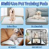 80 Pcs 30" x 36" Premium Disposable Training Pads, Pee Pads, Training Pads, Disposable Puppy Pee Pads, Quick Absorb and Odor Control - 3 of 4