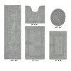 Lux Premium 100% Cotton Tufted Solid Reversible 5 PC Bath Rug Set – Ultra-Soft, Water-Absorbent, Durable, Machine Washable Bathroom Rug - 2 of 4