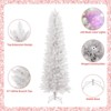 6ft Slim White Pencil Christmas Tree with 250 Stepless Dimmable Dual-Color Lights and 571 Tips - 3 of 4