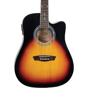 Washburn WA90CE Dreadnought Acoustic-Electric Guitar - 1 of 4