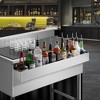 KUTLER Speed Rails, Stainless Steel Liquor Bottle Rack Holder for Restaurants, Bars, Coffee Shops - 2 of 4