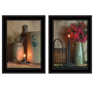Country Candlelight Collection Framed Wall Art,Home Decor Framed Print for Living Room,Wall Decoration by Billy Jacobs - 1 of 4