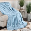 Diamond Flannel Embossed Fleece Blanket by Blue Nile Mills - 4 of 4