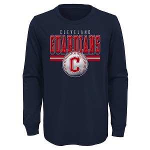 MLB Cleveland Guardians Boys' Long Sleeve T-Shirt - 1 of 1