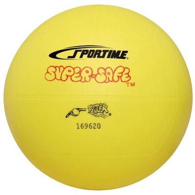 Sportime Super-Safe Rubber Volleyball, 7 Inches, Yellow