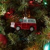 Glass SUV Christmas Tree Ornament Red - Wondershop™: Indoor Use, No Battery, 2.56" Height - 2 of 3