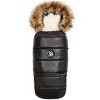 Cover Baby 0-3 Years Organic Premium Beige Wool Adjustable Footmuff in Pastel Black - 3 of 4