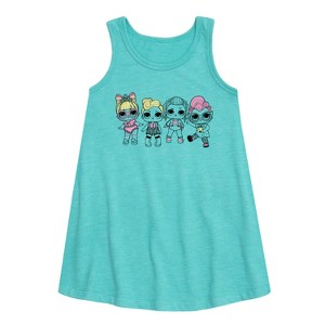 - LOL Surprise! - Grrrl Squad Graphic Sleeveless Aline Dress - 1 of 3
