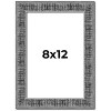 PosterPalooza | Photo Size Distressed Black Picture Frame - UV Acrylic, Foam Board Backing, Hanging Hardware - 2 of 4