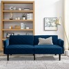 GDFStudio Susie Convertible Velvet Tufted Twin XL Sofa Bed with Adjustable Armrests Backrest - 2 of 4