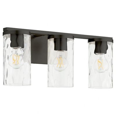 Quorum Lighting Steinway 3 - Light Vanity in  Matte Black