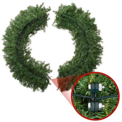 48-Inch Green Pine Artificial Christmas Wreath for Front Door