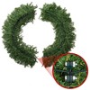 Casafield Artificial Christmas Wreath for Front Door, Window or Mantel, Green Fir Indoor/Outdoor Holiday Décor - 3 of 4