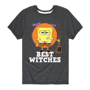 Boys' - SpongeBob SquarePants - Best Witches Short Sleeve Graphic T-Shirt - 1 of 4