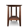Delton Triangle Solid Wood End Table - Sienna Finish - Leick Home - image 3 of 4