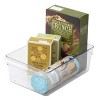 LunaLulinlk (3 pack) Large Fridge Bin, 12x8x4 inches, Clear Plastic，KItchen Storage - 4 of 4