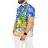 HAPPY BAY Mens Hawaiian Short Sleeve Button Down Shirt Men's Vacation Shirts Summer Beach Casual Tropical Shirts for Men Funny - 3 of 4