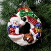 Christopher Radko 5.0 Inch What Wonders Await Wreath Ornament Babys 1St Christmas Tree Ornaments - 3 of 3