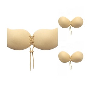 INSPIRE CHIC Women's 3 Packs Strapless Adjustable Silicone Reusable Bras - 1 of 4