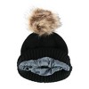 David & Young Women's Satin Lined Beanie Cuff Cap - 2 of 2