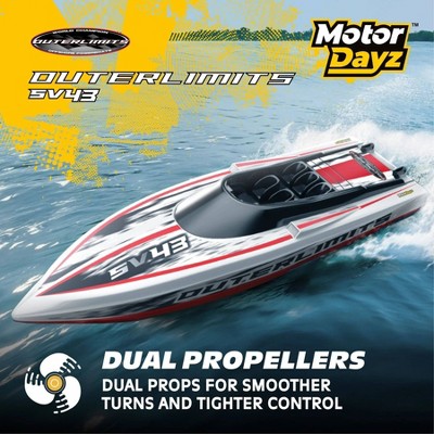 Motor Dayz RC 20" Dual Propeller Outerlimits Speed Boat